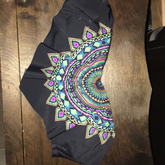 Multi Colored Bandeau Bikini Top - Picture 1 of 4